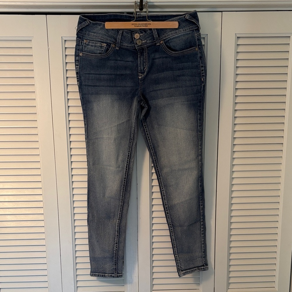 Wallflower Dark Blue Skinny Jeans